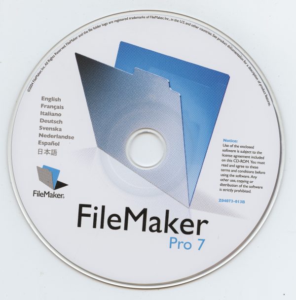 FileMaker Pro 7